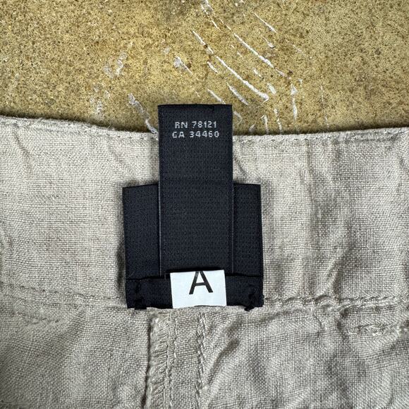 Eileen Fisher Women’s Petite Small Organic‎ Linen Pants Stone Straight Leg - Picture 9 of 14